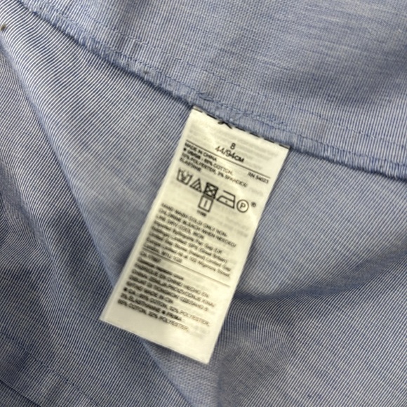 Blue sleeveless Riley shirt. - Picture 3 of 4